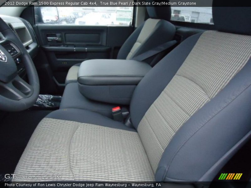 True Blue Pearl / Dark Slate Gray/Medium Graystone 2012 Dodge Ram 1500 Express Regular Cab 4x4