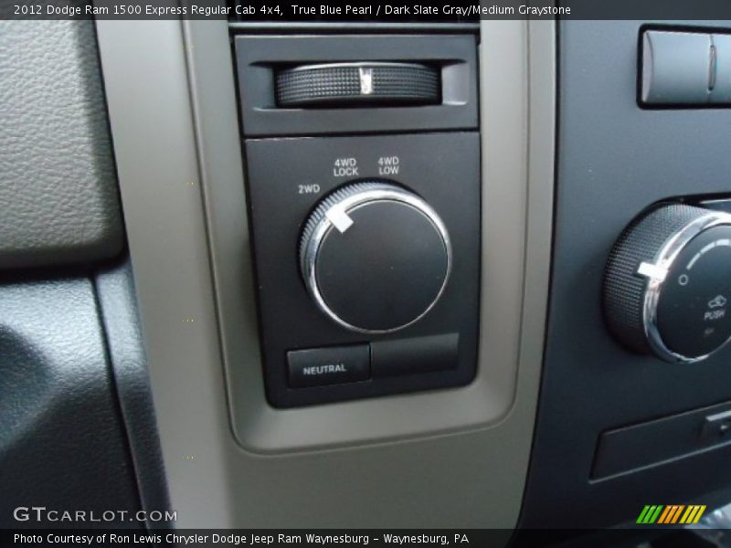 True Blue Pearl / Dark Slate Gray/Medium Graystone 2012 Dodge Ram 1500 Express Regular Cab 4x4