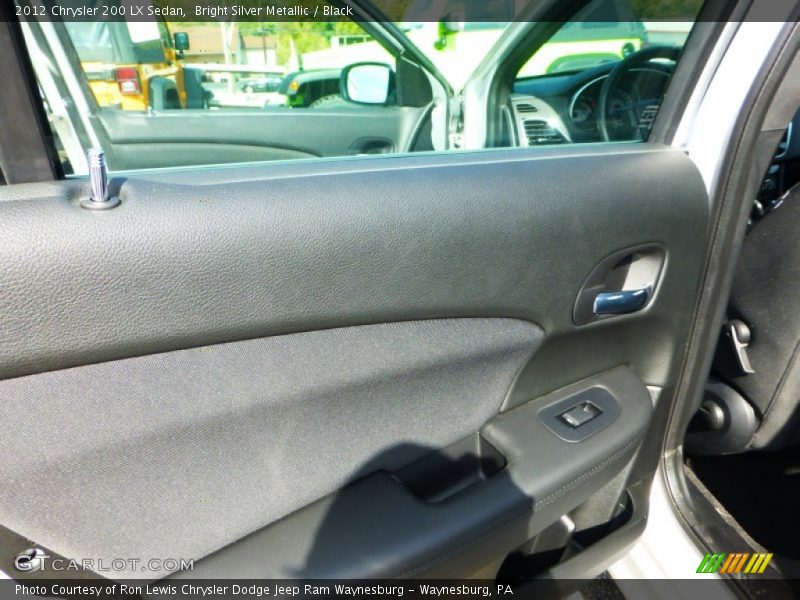 Bright Silver Metallic / Black 2012 Chrysler 200 LX Sedan