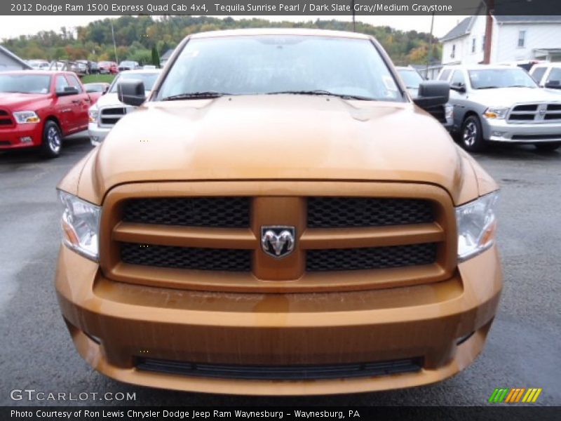 Tequila Sunrise Pearl / Dark Slate Gray/Medium Graystone 2012 Dodge Ram 1500 Express Quad Cab 4x4