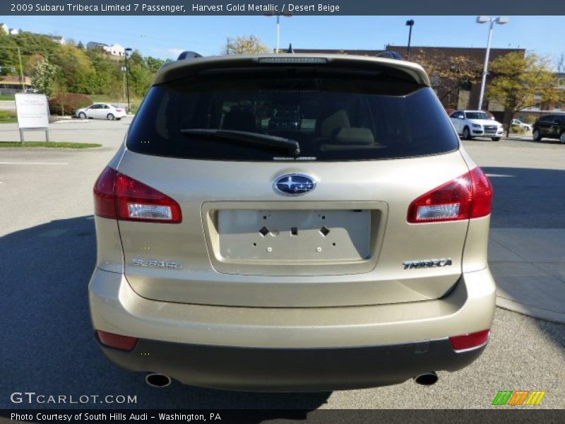 Harvest Gold Metallic / Desert Beige 2009 Subaru Tribeca Limited 7 Passenger