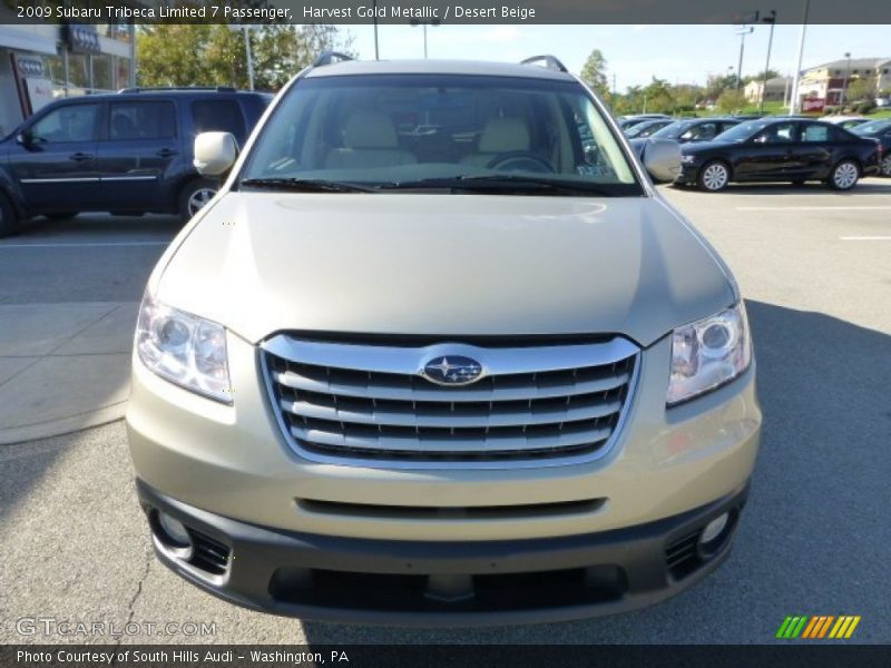 Harvest Gold Metallic / Desert Beige 2009 Subaru Tribeca Limited 7 Passenger