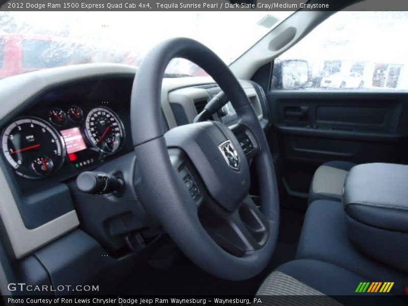 Tequila Sunrise Pearl / Dark Slate Gray/Medium Graystone 2012 Dodge Ram 1500 Express Quad Cab 4x4