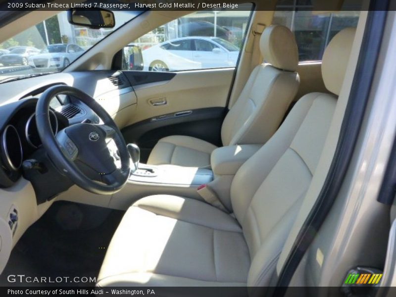 Harvest Gold Metallic / Desert Beige 2009 Subaru Tribeca Limited 7 Passenger