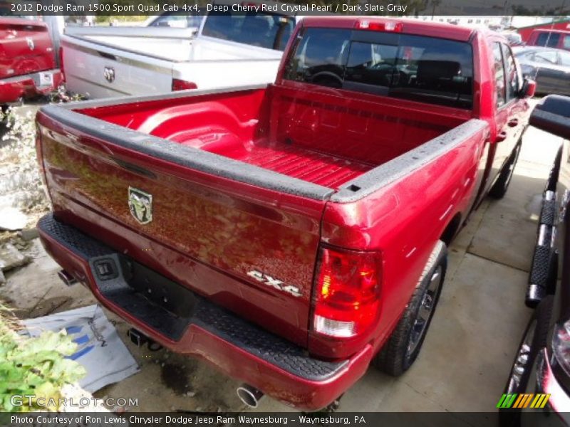 Deep Cherry Red Crystal Pearl / Dark Slate Gray 2012 Dodge Ram 1500 Sport Quad Cab 4x4