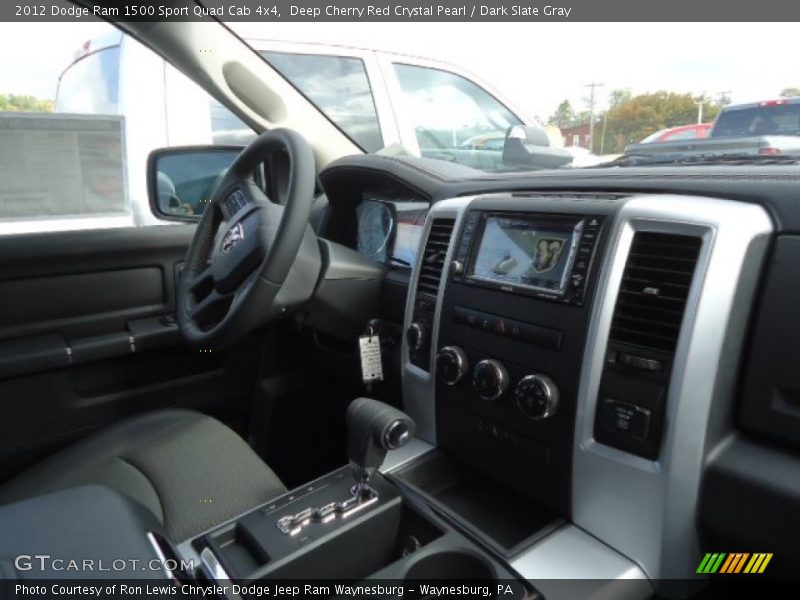 Deep Cherry Red Crystal Pearl / Dark Slate Gray 2012 Dodge Ram 1500 Sport Quad Cab 4x4
