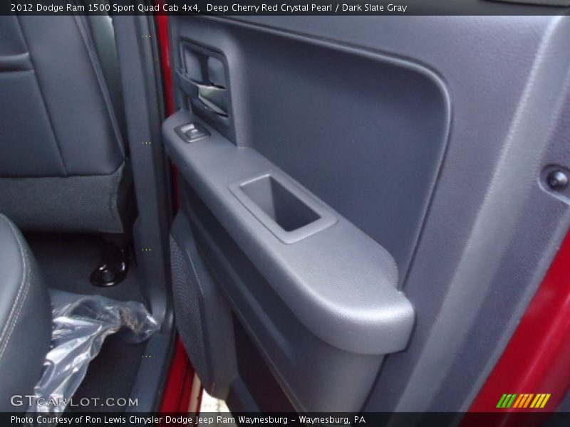 Deep Cherry Red Crystal Pearl / Dark Slate Gray 2012 Dodge Ram 1500 Sport Quad Cab 4x4