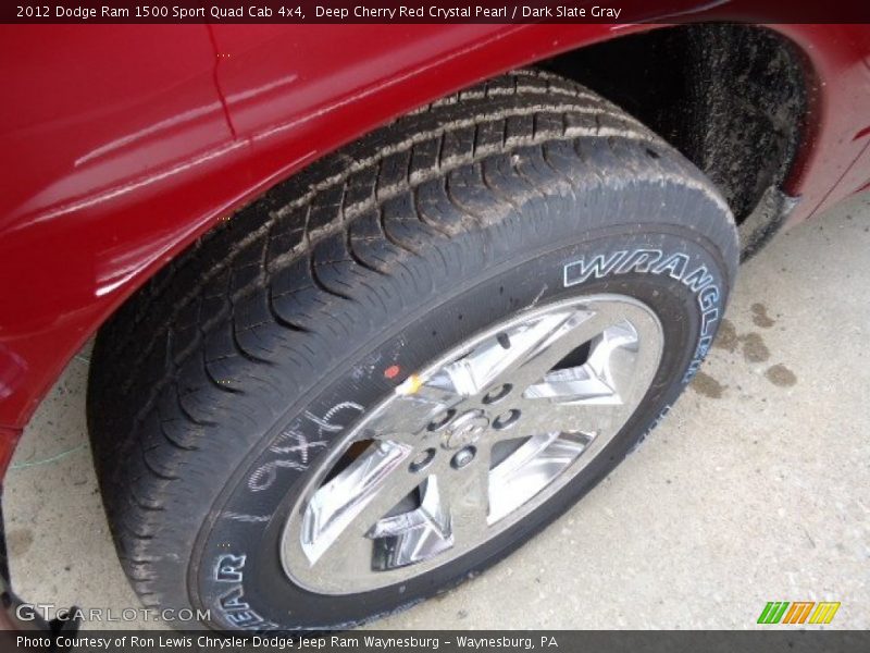 Deep Cherry Red Crystal Pearl / Dark Slate Gray 2012 Dodge Ram 1500 Sport Quad Cab 4x4