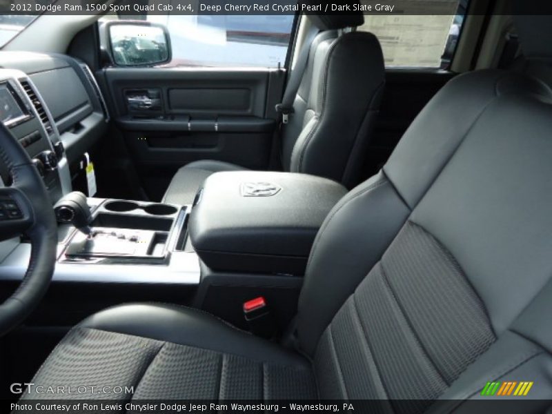 Deep Cherry Red Crystal Pearl / Dark Slate Gray 2012 Dodge Ram 1500 Sport Quad Cab 4x4