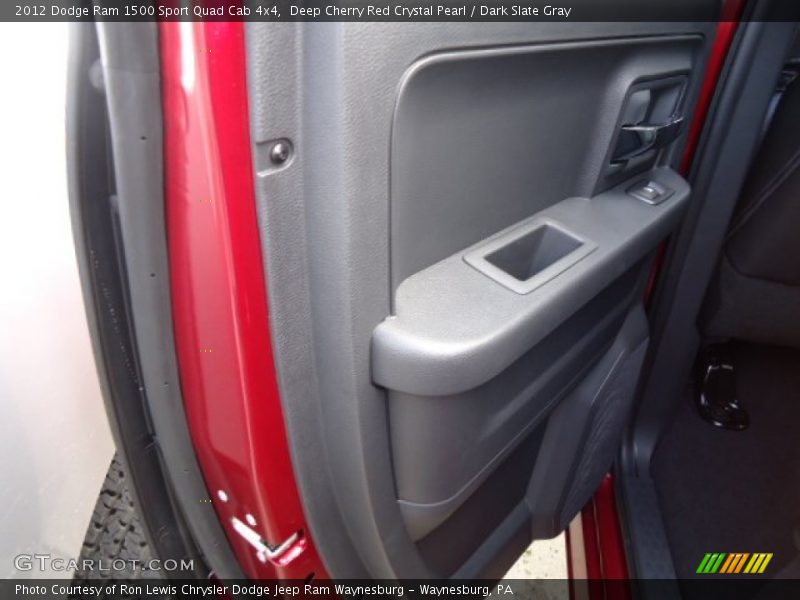 Deep Cherry Red Crystal Pearl / Dark Slate Gray 2012 Dodge Ram 1500 Sport Quad Cab 4x4