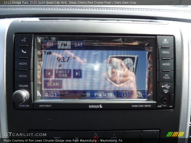 Deep Cherry Red Crystal Pearl / Dark Slate Gray 2012 Dodge Ram 1500 Sport Quad Cab 4x4