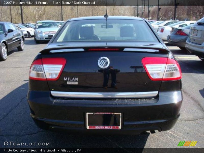Black Ebony / Dark Charcoal 2007 Mercury Milan I4 Premier