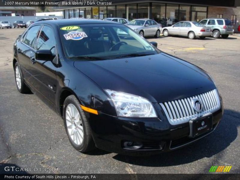 Black Ebony / Dark Charcoal 2007 Mercury Milan I4 Premier