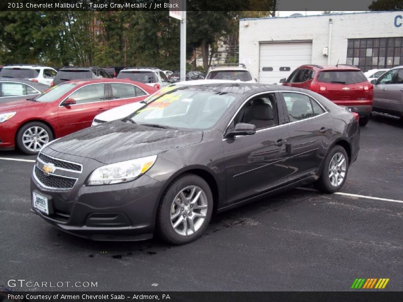 Taupe Gray Metallic / Jet Black 2013 Chevrolet Malibu LT