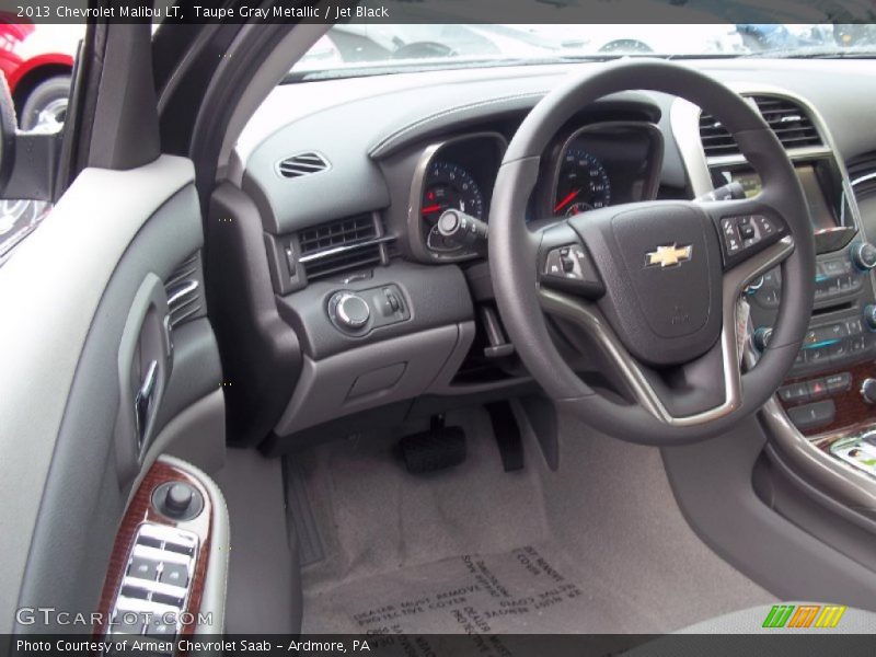 Taupe Gray Metallic / Jet Black 2013 Chevrolet Malibu LT
