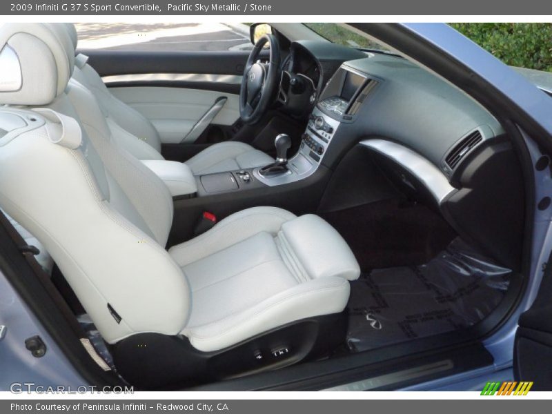 Pacific Sky Metallic / Stone 2009 Infiniti G 37 S Sport Convertible