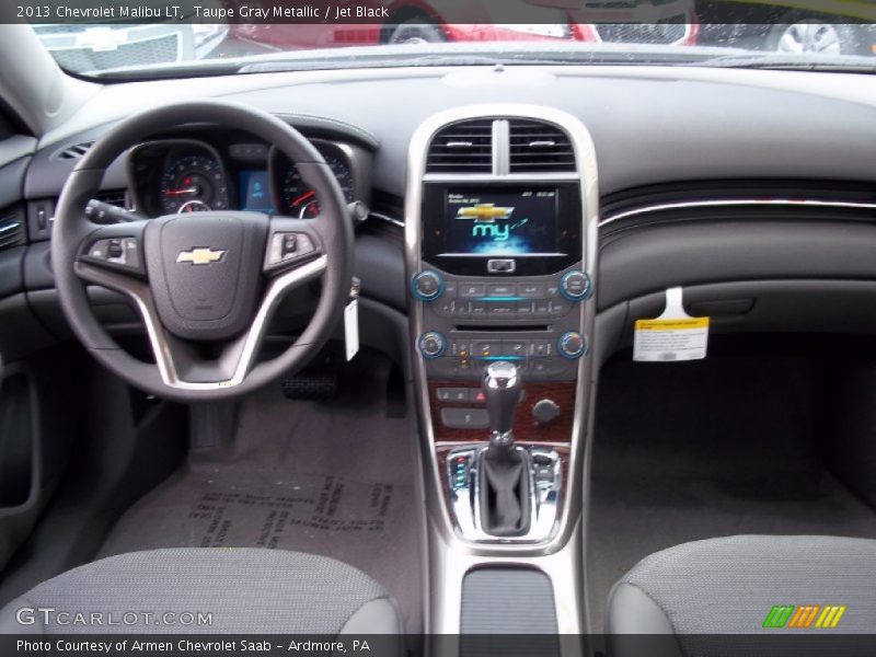 Taupe Gray Metallic / Jet Black 2013 Chevrolet Malibu LT