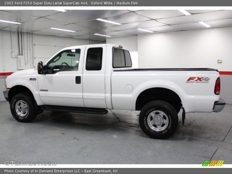 Oxford White / Medium Flint 2003 Ford F350 Super Duty Lariat SuperCab 4x4
