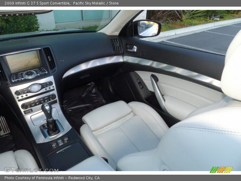 Pacific Sky Metallic / Stone 2009 Infiniti G 37 S Sport Convertible