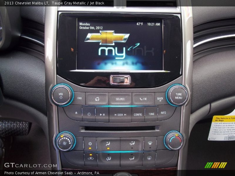 Taupe Gray Metallic / Jet Black 2013 Chevrolet Malibu LT