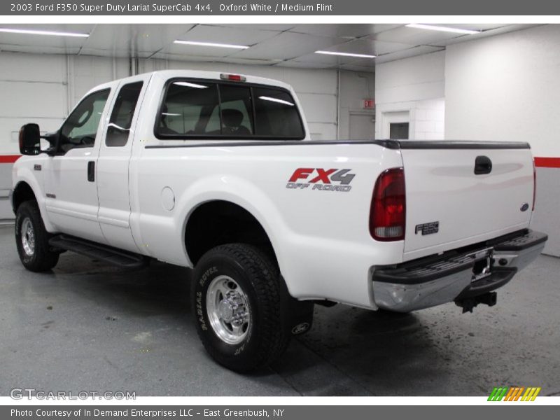 Oxford White / Medium Flint 2003 Ford F350 Super Duty Lariat SuperCab 4x4