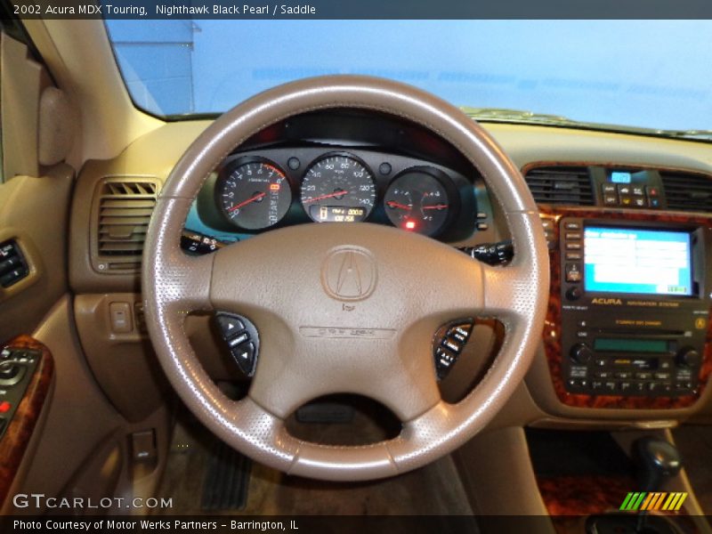 Nighthawk Black Pearl / Saddle 2002 Acura MDX Touring