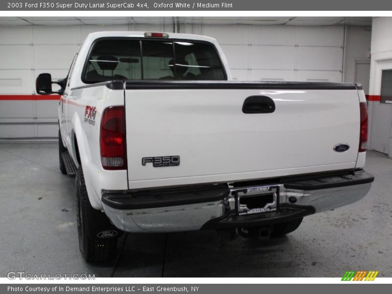 Oxford White / Medium Flint 2003 Ford F350 Super Duty Lariat SuperCab 4x4