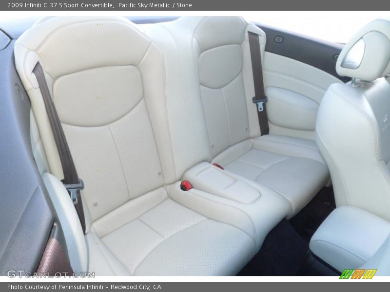 Pacific Sky Metallic / Stone 2009 Infiniti G 37 S Sport Convertible