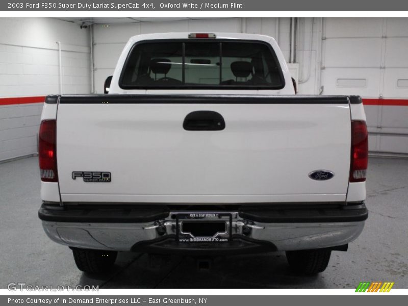 Oxford White / Medium Flint 2003 Ford F350 Super Duty Lariat SuperCab 4x4