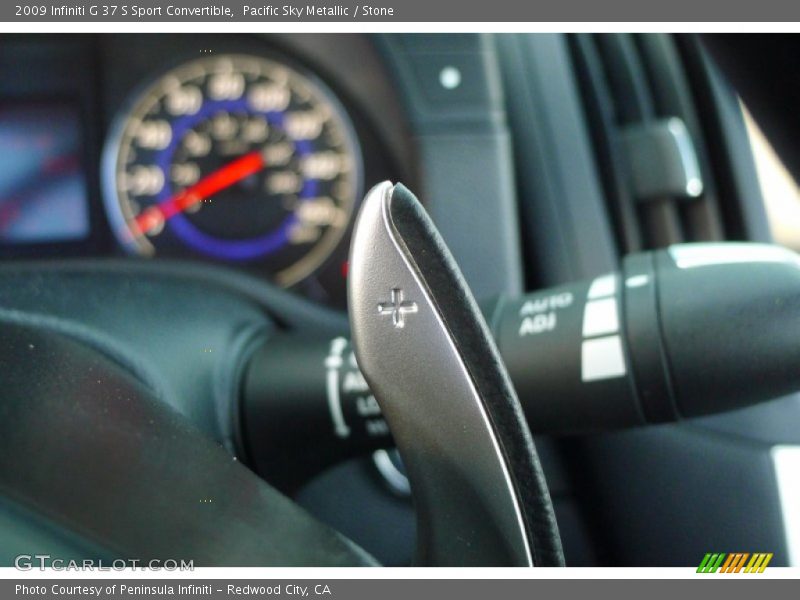 Pacific Sky Metallic / Stone 2009 Infiniti G 37 S Sport Convertible