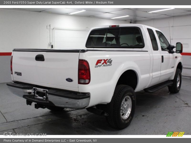 Oxford White / Medium Flint 2003 Ford F350 Super Duty Lariat SuperCab 4x4