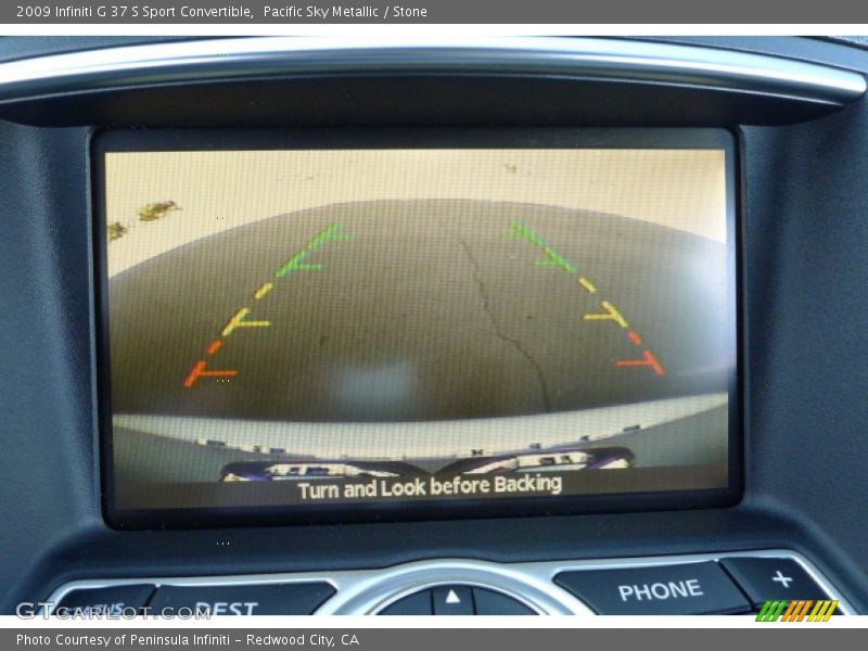 Pacific Sky Metallic / Stone 2009 Infiniti G 37 S Sport Convertible