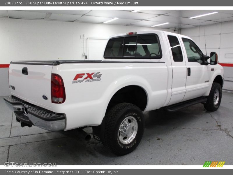 Oxford White / Medium Flint 2003 Ford F350 Super Duty Lariat SuperCab 4x4
