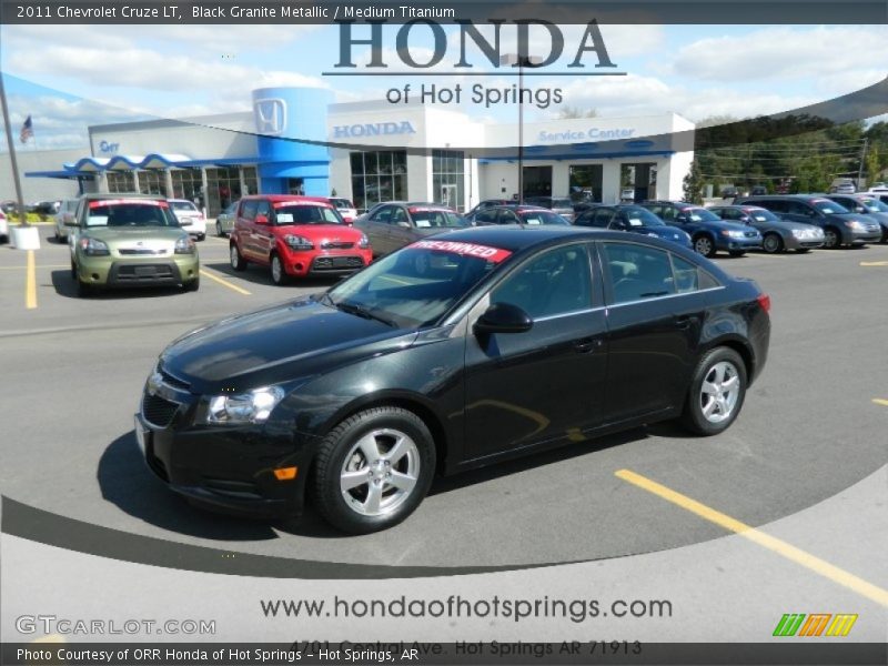 Black Granite Metallic / Medium Titanium 2011 Chevrolet Cruze LT