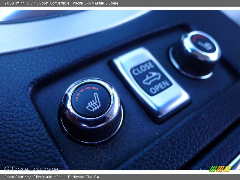 Pacific Sky Metallic / Stone 2009 Infiniti G 37 S Sport Convertible