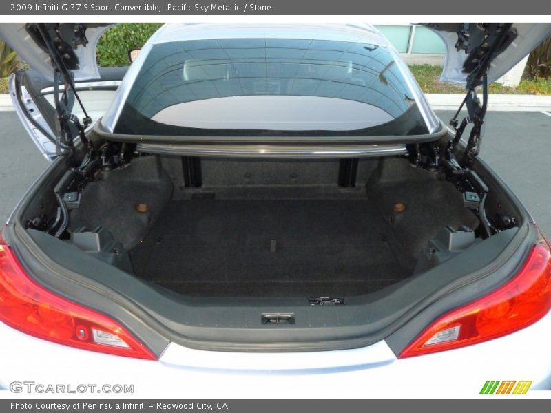 Pacific Sky Metallic / Stone 2009 Infiniti G 37 S Sport Convertible