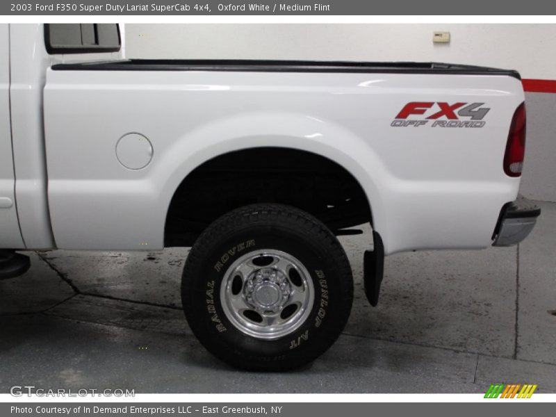 Oxford White / Medium Flint 2003 Ford F350 Super Duty Lariat SuperCab 4x4
