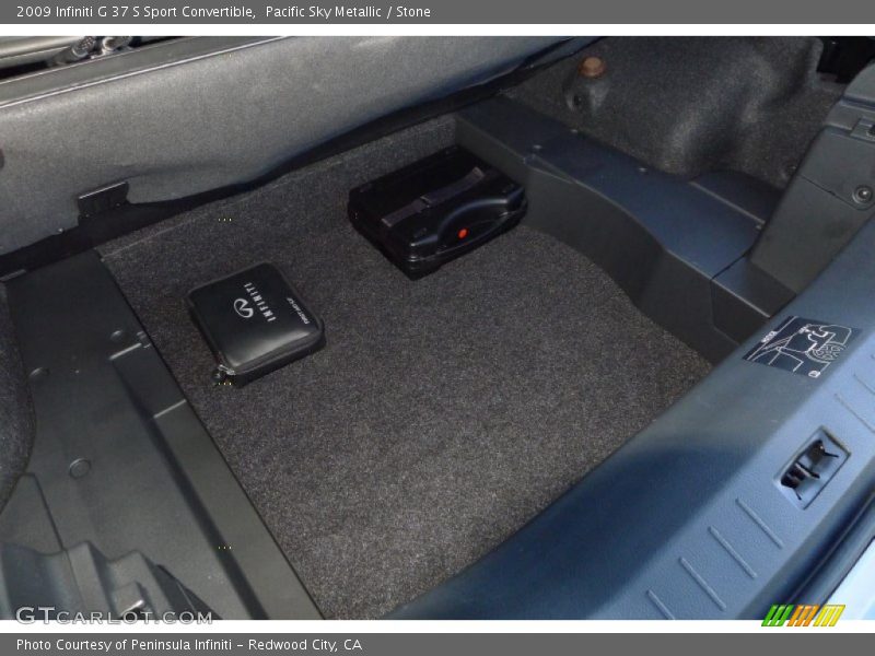 Pacific Sky Metallic / Stone 2009 Infiniti G 37 S Sport Convertible