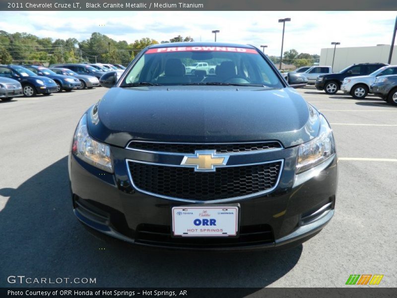Black Granite Metallic / Medium Titanium 2011 Chevrolet Cruze LT