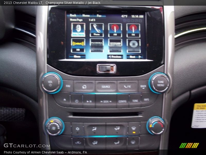 Champagne Silver Metallic / Jet Black 2013 Chevrolet Malibu LT