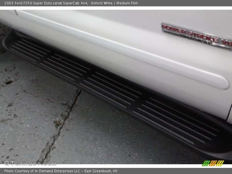 Oxford White / Medium Flint 2003 Ford F350 Super Duty Lariat SuperCab 4x4