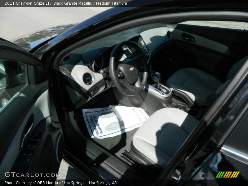 Black Granite Metallic / Medium Titanium 2011 Chevrolet Cruze LT