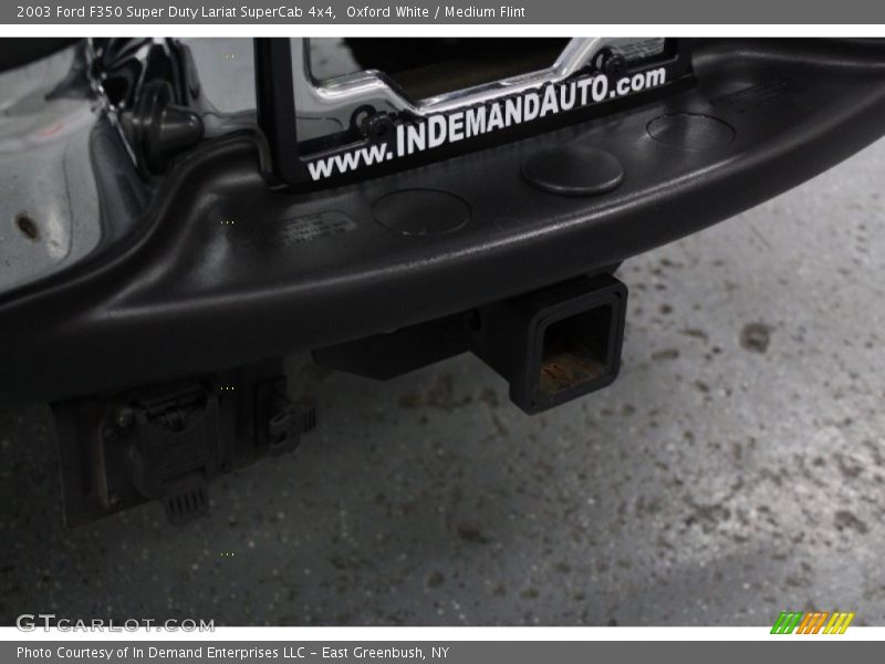 Oxford White / Medium Flint 2003 Ford F350 Super Duty Lariat SuperCab 4x4