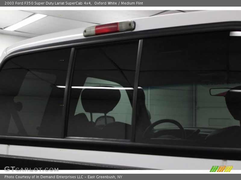 Oxford White / Medium Flint 2003 Ford F350 Super Duty Lariat SuperCab 4x4