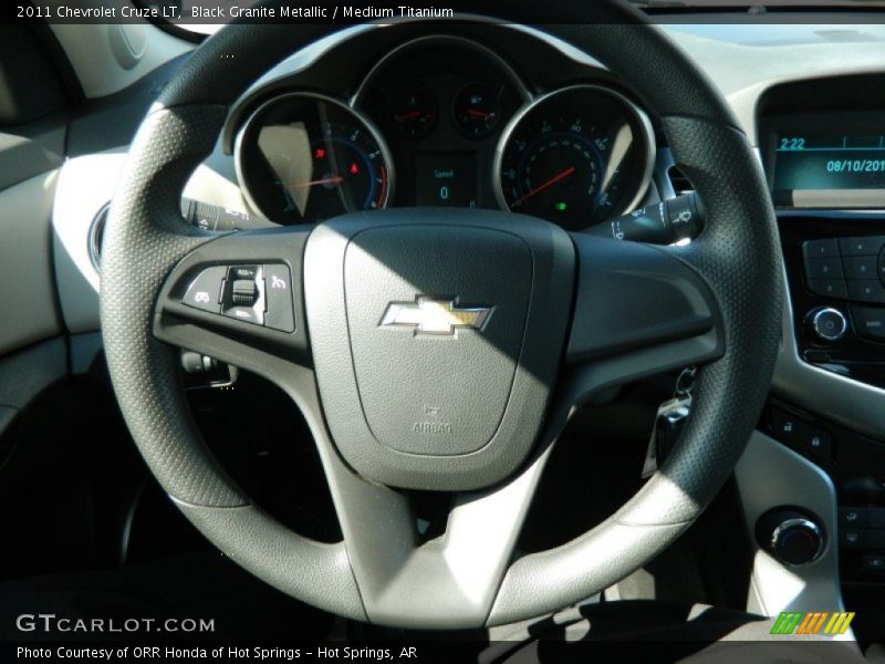 Black Granite Metallic / Medium Titanium 2011 Chevrolet Cruze LT