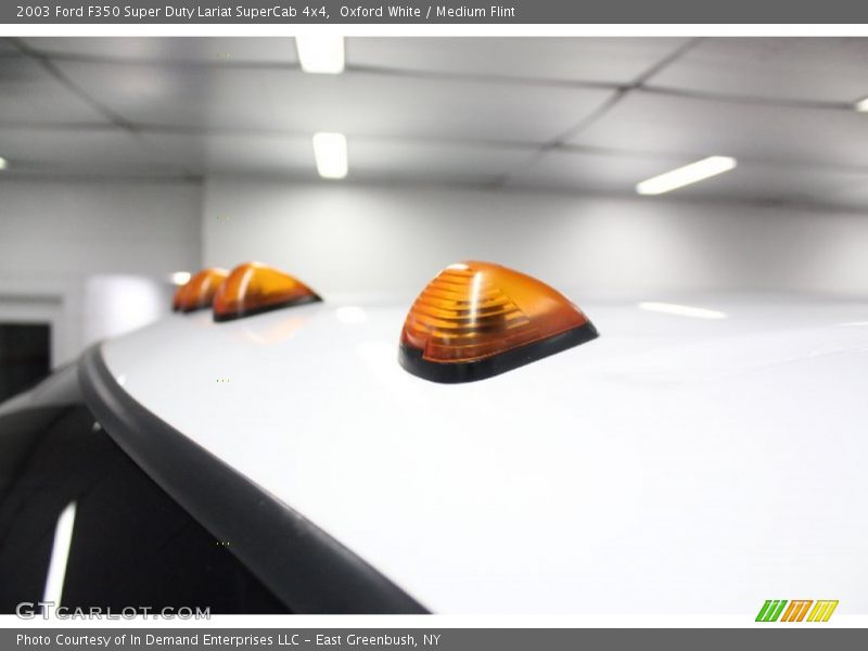 Oxford White / Medium Flint 2003 Ford F350 Super Duty Lariat SuperCab 4x4