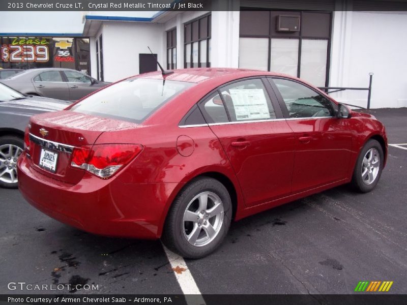 Crystal Red Metallic Tintcoat / Jet Black 2013 Chevrolet Cruze LT