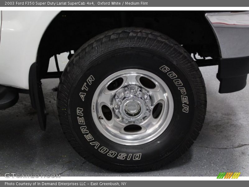 Oxford White / Medium Flint 2003 Ford F350 Super Duty Lariat SuperCab 4x4