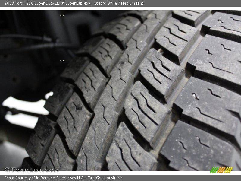 Oxford White / Medium Flint 2003 Ford F350 Super Duty Lariat SuperCab 4x4