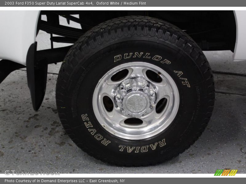 Oxford White / Medium Flint 2003 Ford F350 Super Duty Lariat SuperCab 4x4